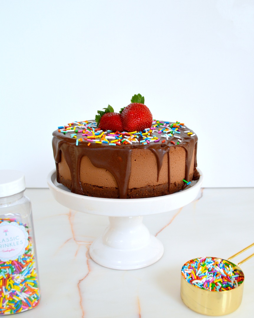 Triple Chocolate Funfetti Cake